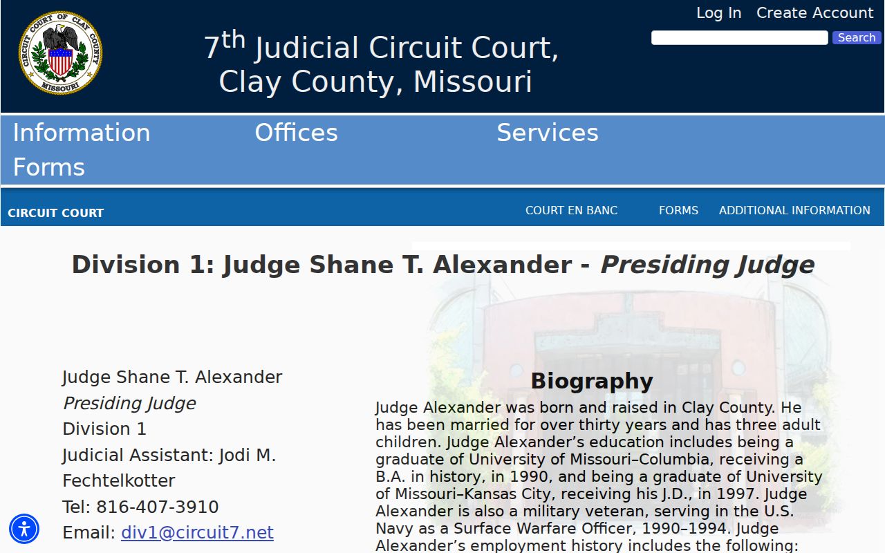 Clay County Circuit Court Division 1 information